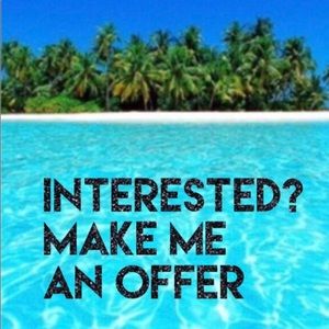 Interested? Make me an Offer! 🙂